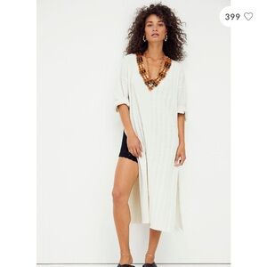 Unique Free People maxi sweater